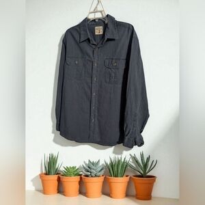 Red Head Brand Co. Classic Denim Button-Down Shirt Size Large (EUC)
